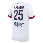 maillot exterieur stadium psg nike 2425 – enfant avec flocage n.mendes 25 Série | Maillots et Vêtements PSG Exclusifs sur PSG Shop
