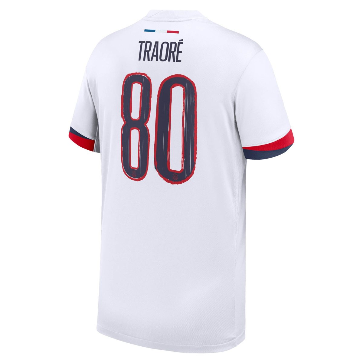 maillot exterieur stadium psg nike 2425 – enfant avec flocage traore 80 Série | Maillots et Vêtements PSG Exclusifs sur PSG Shop