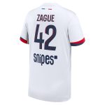 maillot exterieur stadium psg nike 2425 – enfant avec flocage zague 42 Série | Maillots et Vêtements PSG Exclusifs sur PSG Shop