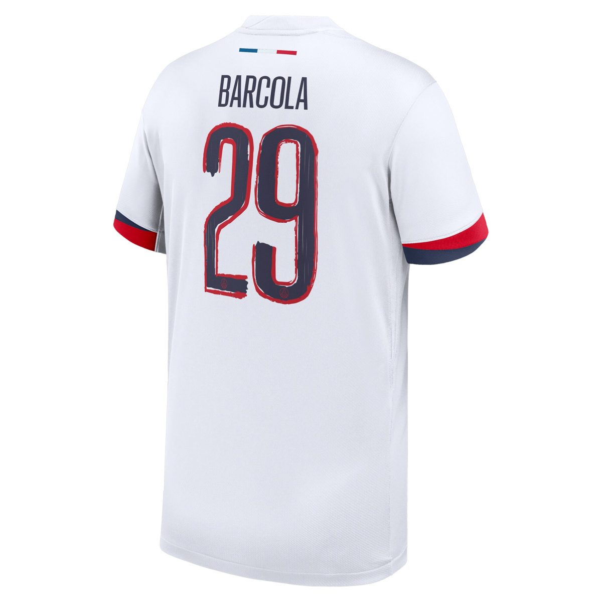 maillot exterieur stadium psg nike 2425 – enfant – flocage coupe barcola 29 Série | Maillots et Vêtements PSG Exclusifs sur PSG Shop