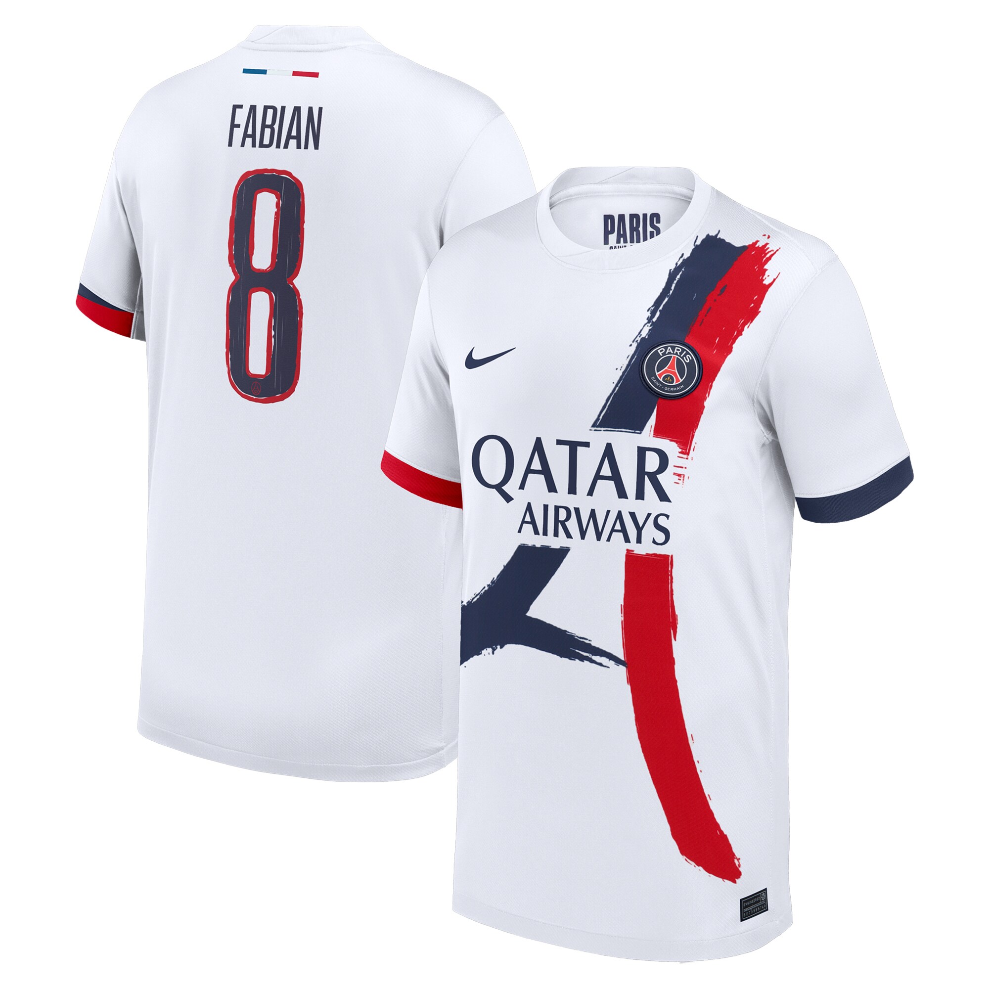 maillot exterieur stadium psg nike 2425 – enfant – flocage coupe fabian 8 Série | Maillots et Vêtements PSG Exclusifs sur PSG Shop