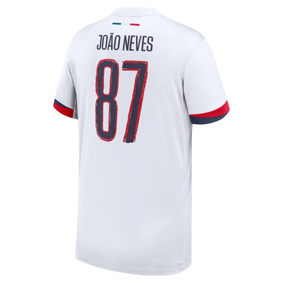 maillot exterieur stadium psg nike 2425 – enfant – flocage coupe joao neves 87 Série | Maillots et Vêtements PSG Exclusifs sur PSG Shop