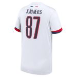 maillot exterieur stadium psg nike 2425 – enfant – flocage coupe joao neves 87 Série | Maillots et Vêtements PSG Exclusifs sur PSG Shop