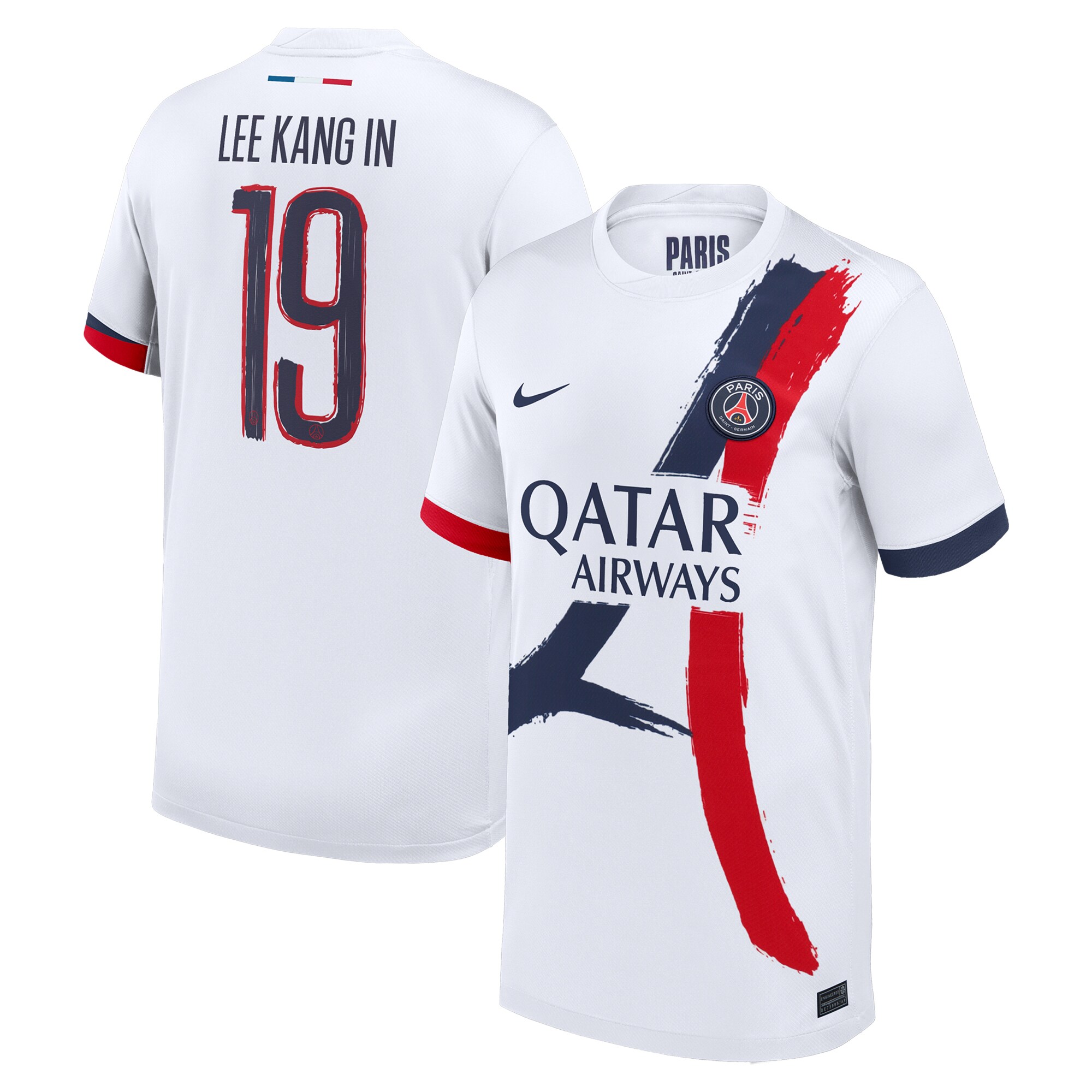 maillot exterieur stadium psg nike 2425 – enfant – flocage coupe lee kang in 19 Série | Maillots et Vêtements PSG Exclusifs sur PSG Shop