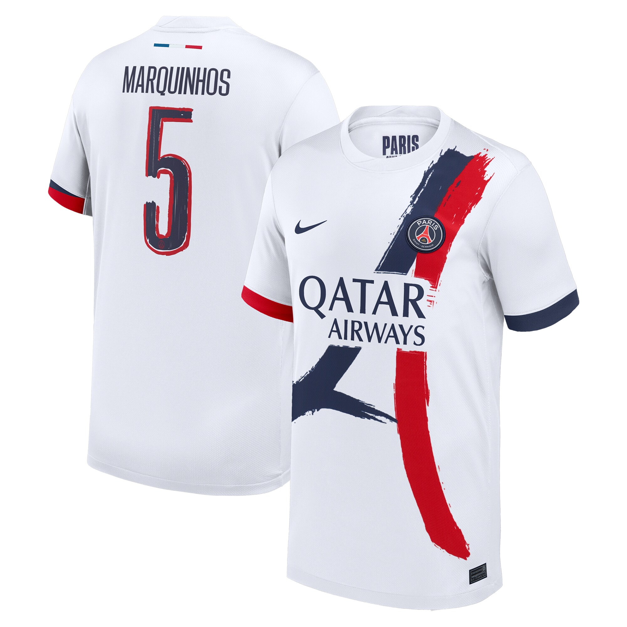 maillot exterieur stadium psg nike 2425 – enfant – flocage coupe marquinhos 5 Série | Maillots et Vêtements PSG Exclusifs sur PSG Shop