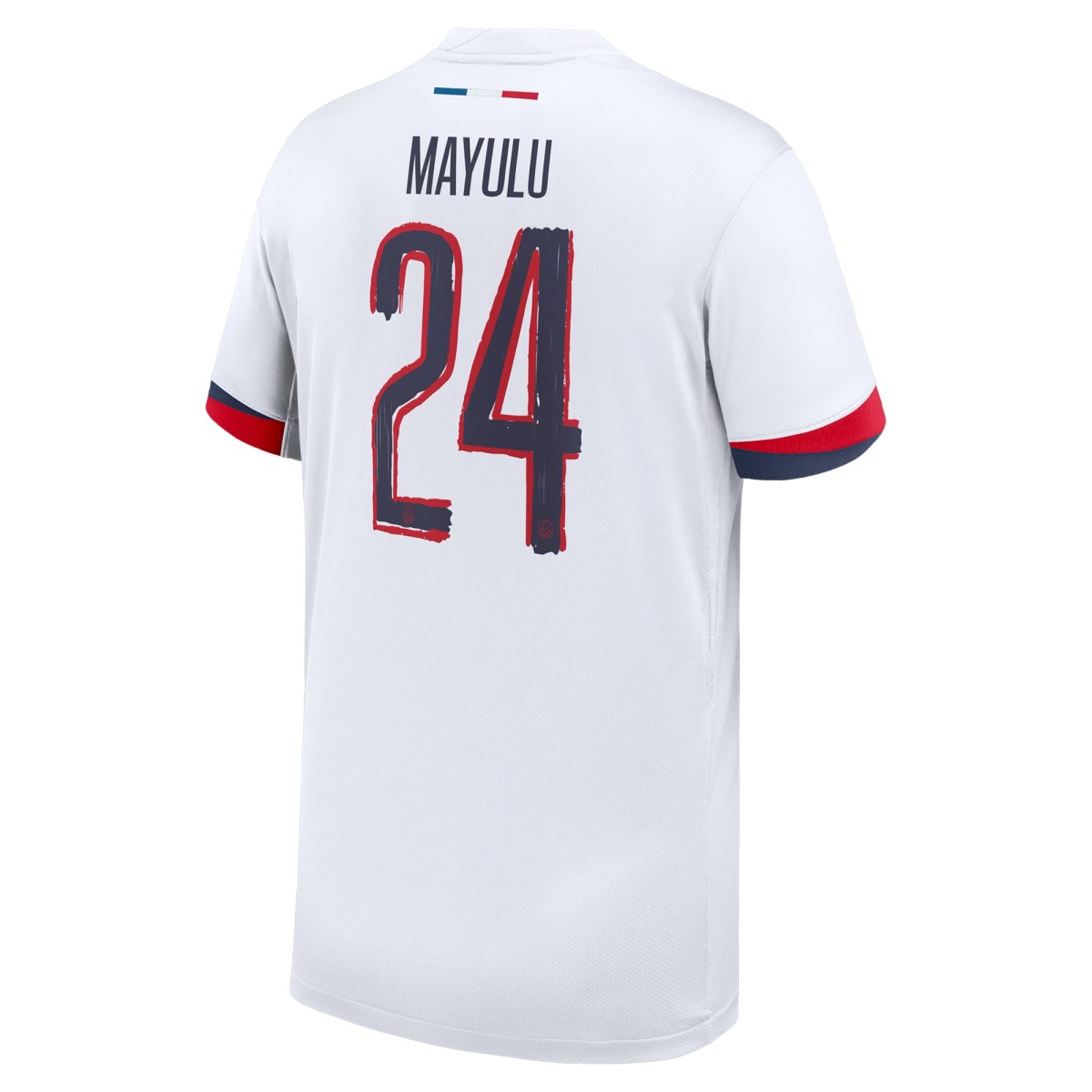 maillot exterieur stadium psg nike 2425 – enfant – flocage coupe mayulu 24 Série | Maillots et Vêtements PSG Exclusifs sur PSG Shop