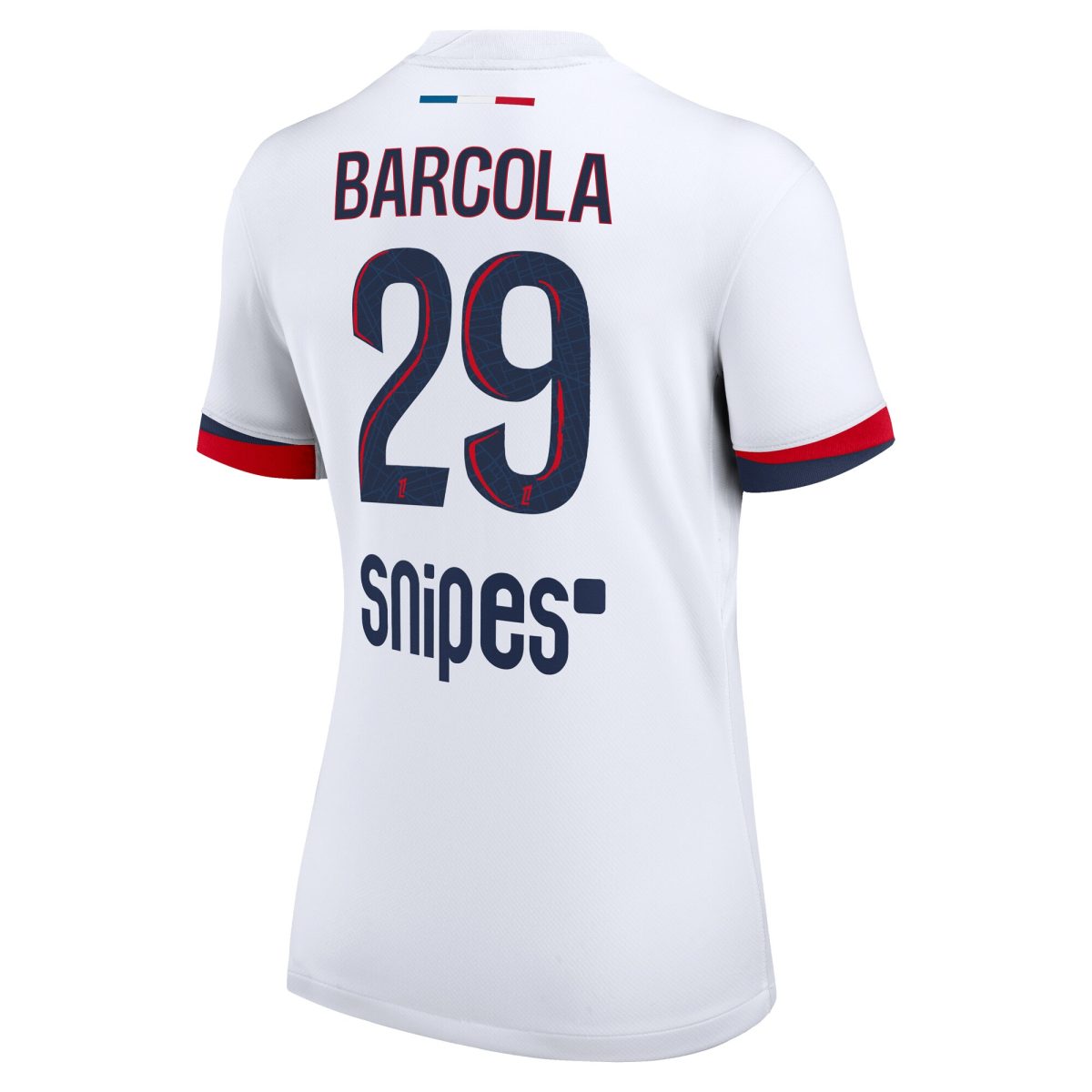 maillot exterieur stadium psg nike 2425 – femme avec flocage barcola 29 Série | Maillots et Vêtements PSG Exclusifs sur PSG Shop