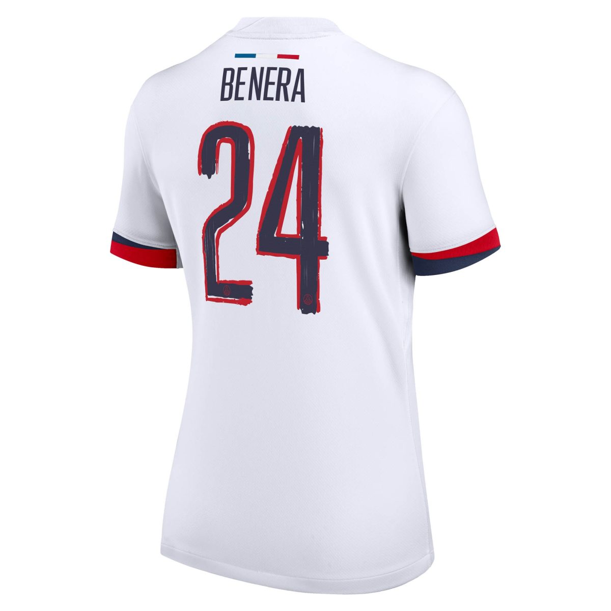 maillot exterieur stadium psg nike 2425 – femme avec flocage benera 24 Série | Maillots et Vêtements PSG Exclusifs sur PSG Shop