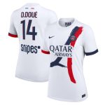 maillot exterieur stadium psg nike 2425 – femme avec flocage d.doue 14 Série | Maillots et Vêtements PSG Exclusifs sur PSG Shop