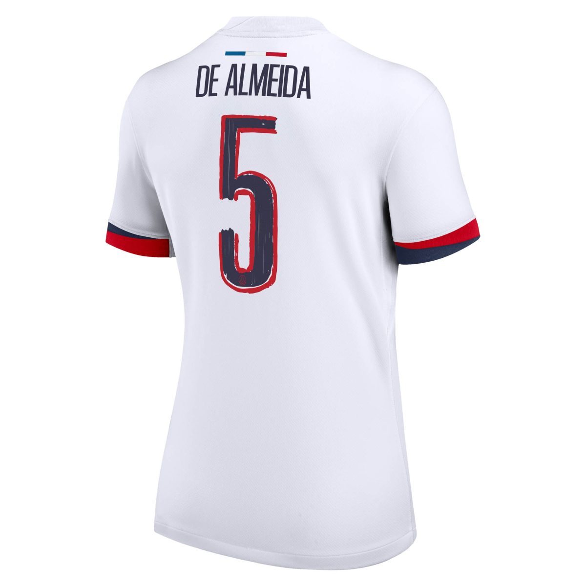 maillot exterieur stadium psg nike 2425 – femme avec flocage de almeida 5 Série | Maillots et Vêtements PSG Exclusifs sur PSG Shop