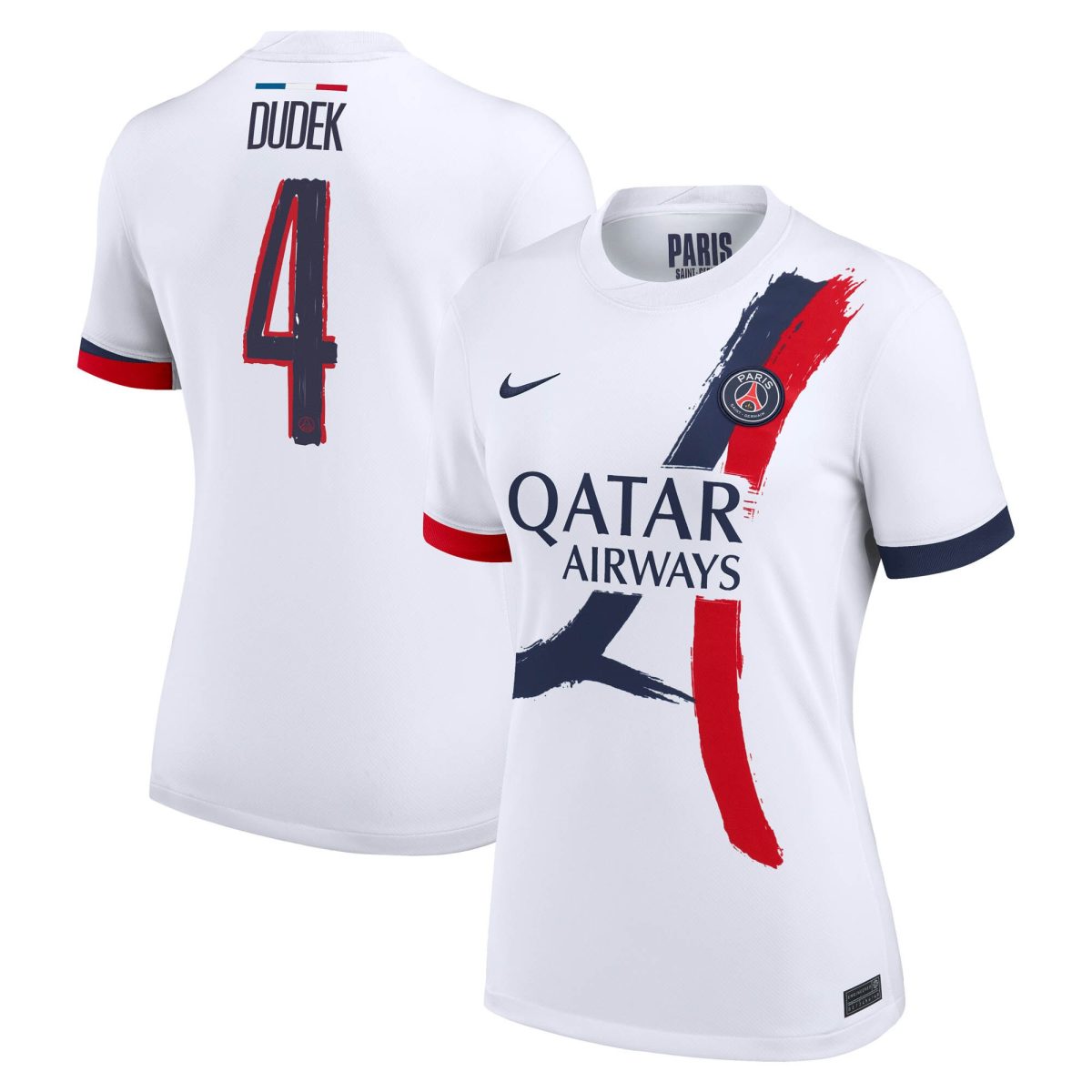 maillot exterieur stadium psg nike 2425 – femme avec flocage dudek 4 Série | Maillots et Vêtements PSG Exclusifs sur PSG Shop