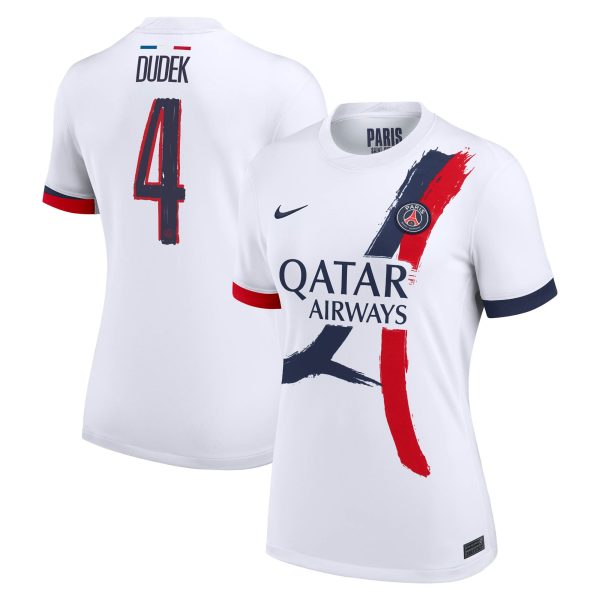 maillot exterieur stadium psg nike 2425 – femme avec flocage dudek 4 Série | Maillots et Vêtements PSG Exclusifs sur PSG Shop
