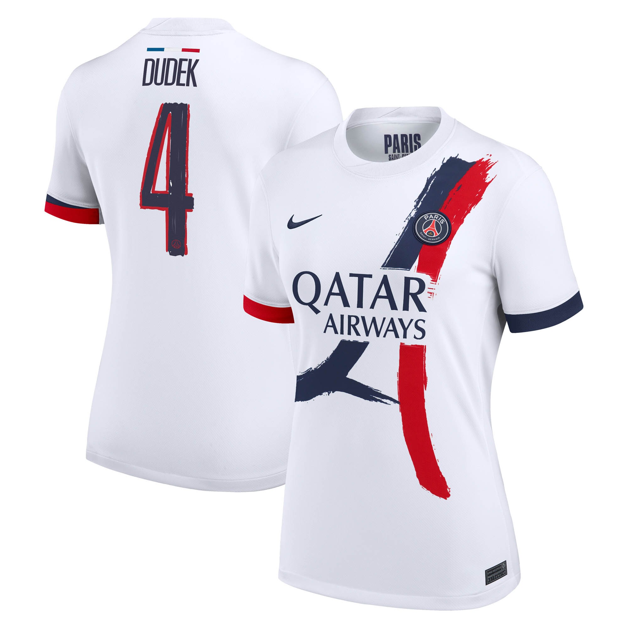 maillot exterieur stadium psg nike 2425 – femme avec flocage dudek 4 Série | Maillots et Vêtements PSG Exclusifs sur PSG Shop