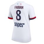 maillot exterieur stadium psg nike 2425 – femme avec flocage fabian 8 Série | Maillots et Vêtements PSG Exclusifs sur PSG Shop