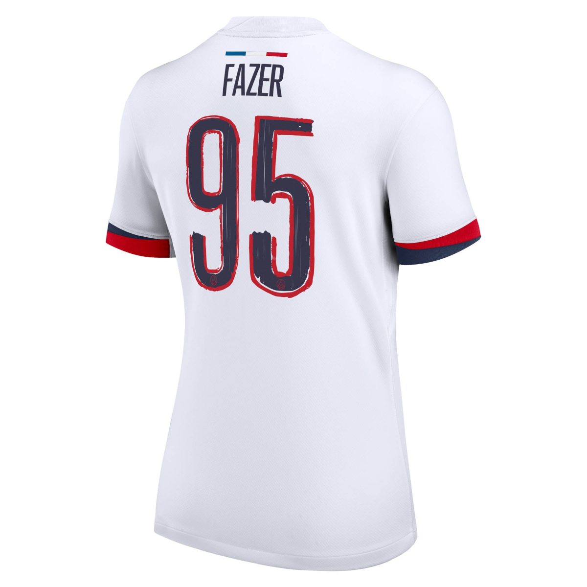 maillot exterieur stadium psg nike 2425 – femme avec flocage fazer 95 Série | Maillots et Vêtements PSG Exclusifs sur PSG Shop
