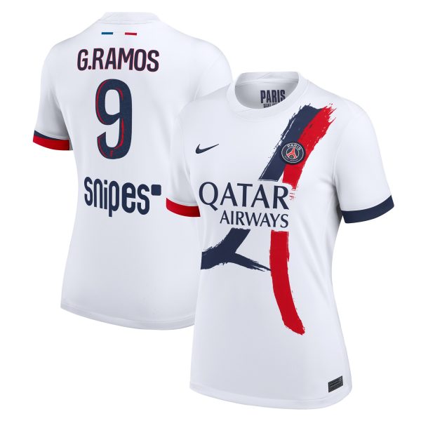maillot exterieur stadium psg nike 2425 – femme avec flocage g.ramos 9 Série | Maillots et Vêtements PSG Exclusifs sur PSG Shop