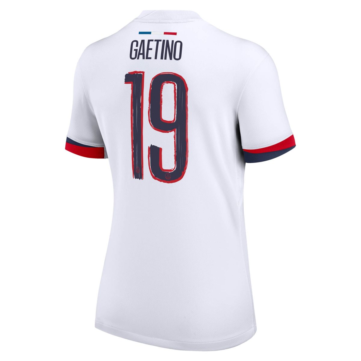 maillot exterieur stadium psg nike 2425 – femme avec flocage gaetino 19 Série | Maillots et Vêtements PSG Exclusifs sur PSG Shop