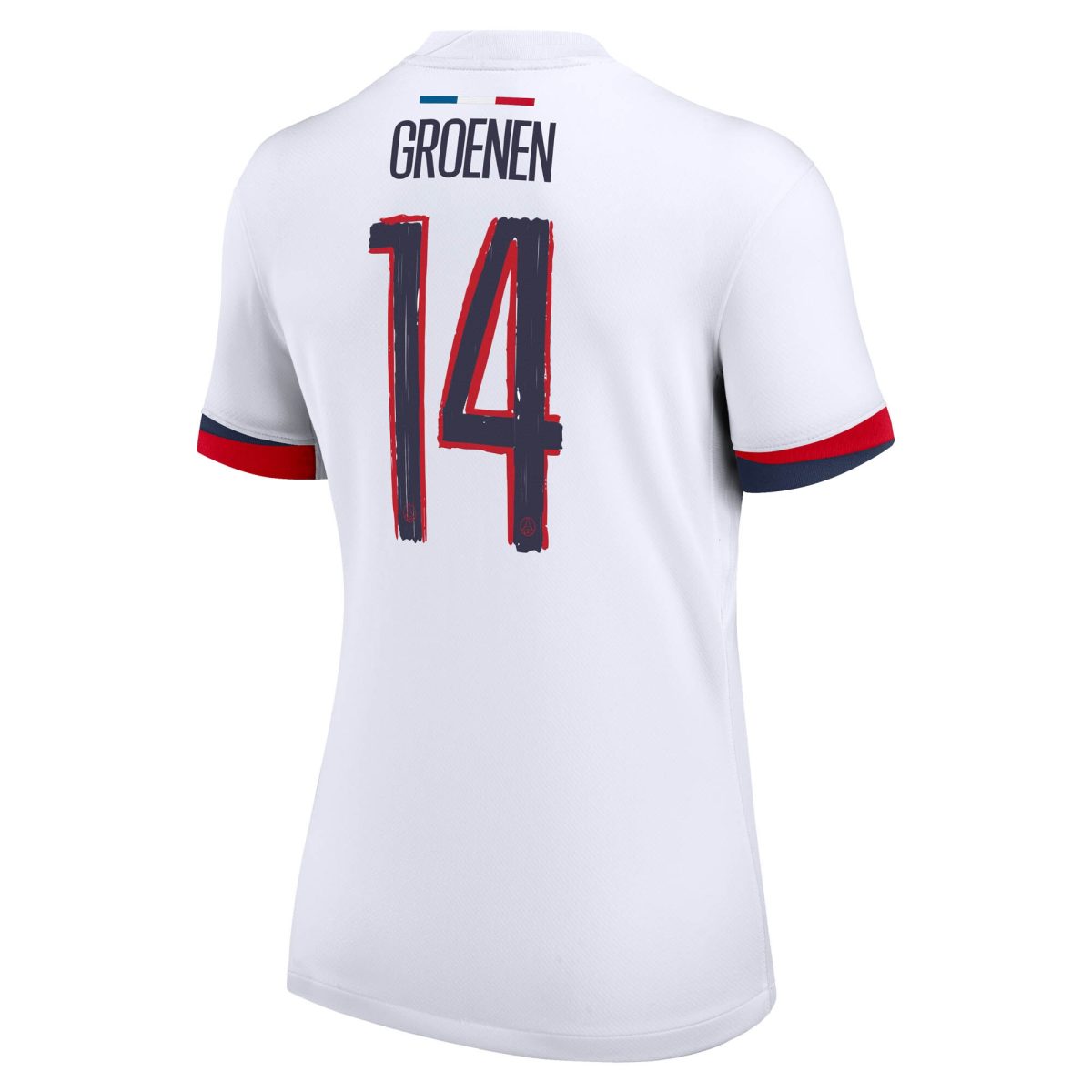 maillot exterieur stadium psg nike 2425 – femme avec flocage groenen 14 Série | Maillots et Vêtements PSG Exclusifs sur PSG Shop