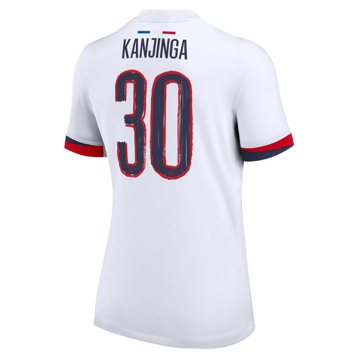 maillot exterieur stadium psg nike 2425 – femme avec flocage kanjinga 30 Série | Maillots et Vêtements PSG Exclusifs sur PSG Shop