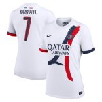 maillot exterieur stadium psg nike 2425 – femme avec flocage karchaoui 7 Série | Maillots et Vêtements PSG Exclusifs sur PSG Shop