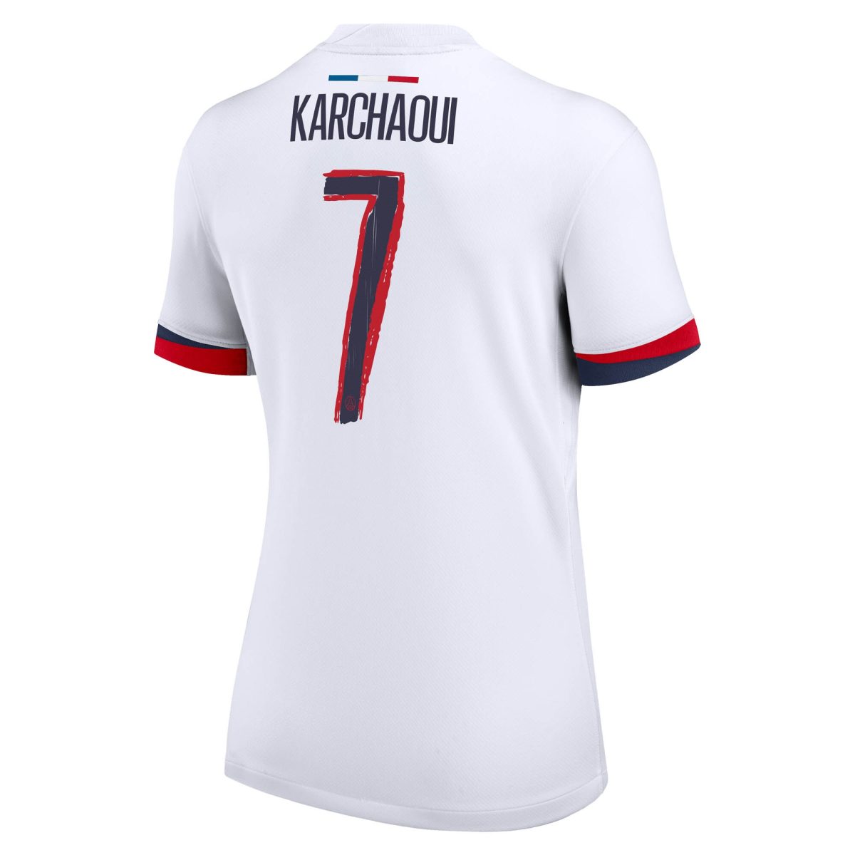 maillot exterieur stadium psg nike 2425 – femme avec flocage karchaoui 7 Série | Maillots et Vêtements PSG Exclusifs sur PSG Shop
