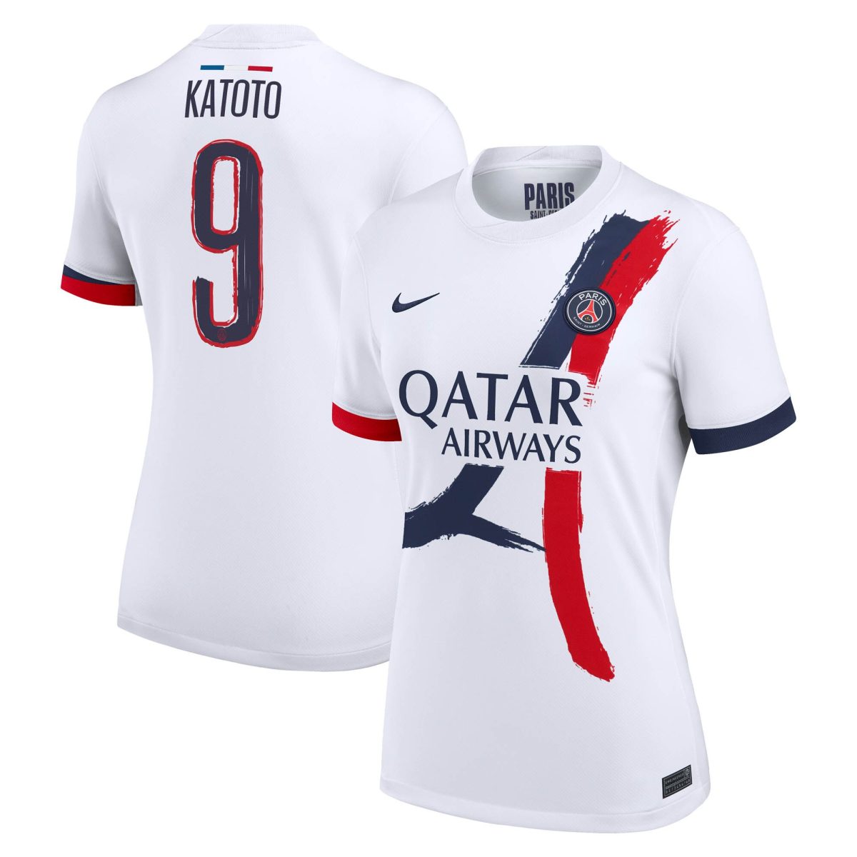 maillot exterieur stadium psg nike 2425 – femme avec flocage katoto 9 Série | Maillots et Vêtements PSG Exclusifs sur PSG Shop