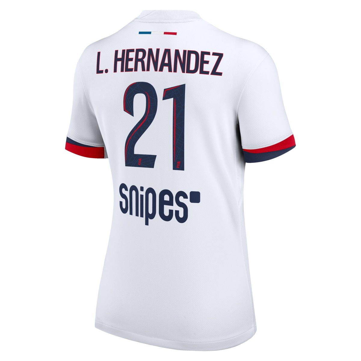 maillot exterieur stadium psg nike 2425 – femme avec flocage l.hernandez 21 Série | Maillots et Vêtements PSG Exclusifs sur PSG Shop