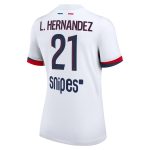 maillot exterieur stadium psg nike 2425 – femme avec flocage l.hernandez 21 Série | Maillots et Vêtements PSG Exclusifs sur PSG Shop