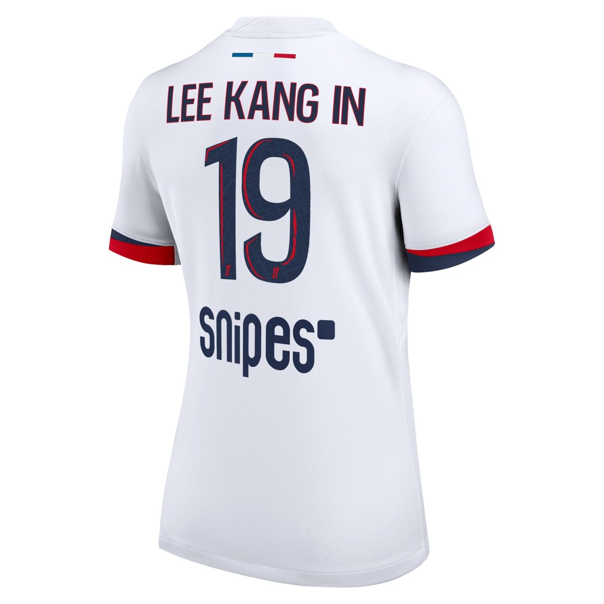 maillot exterieur stadium psg nike 2425 – femme avec flocage lee kang in 19 Série | Maillots et Vêtements PSG Exclusifs sur PSG Shop