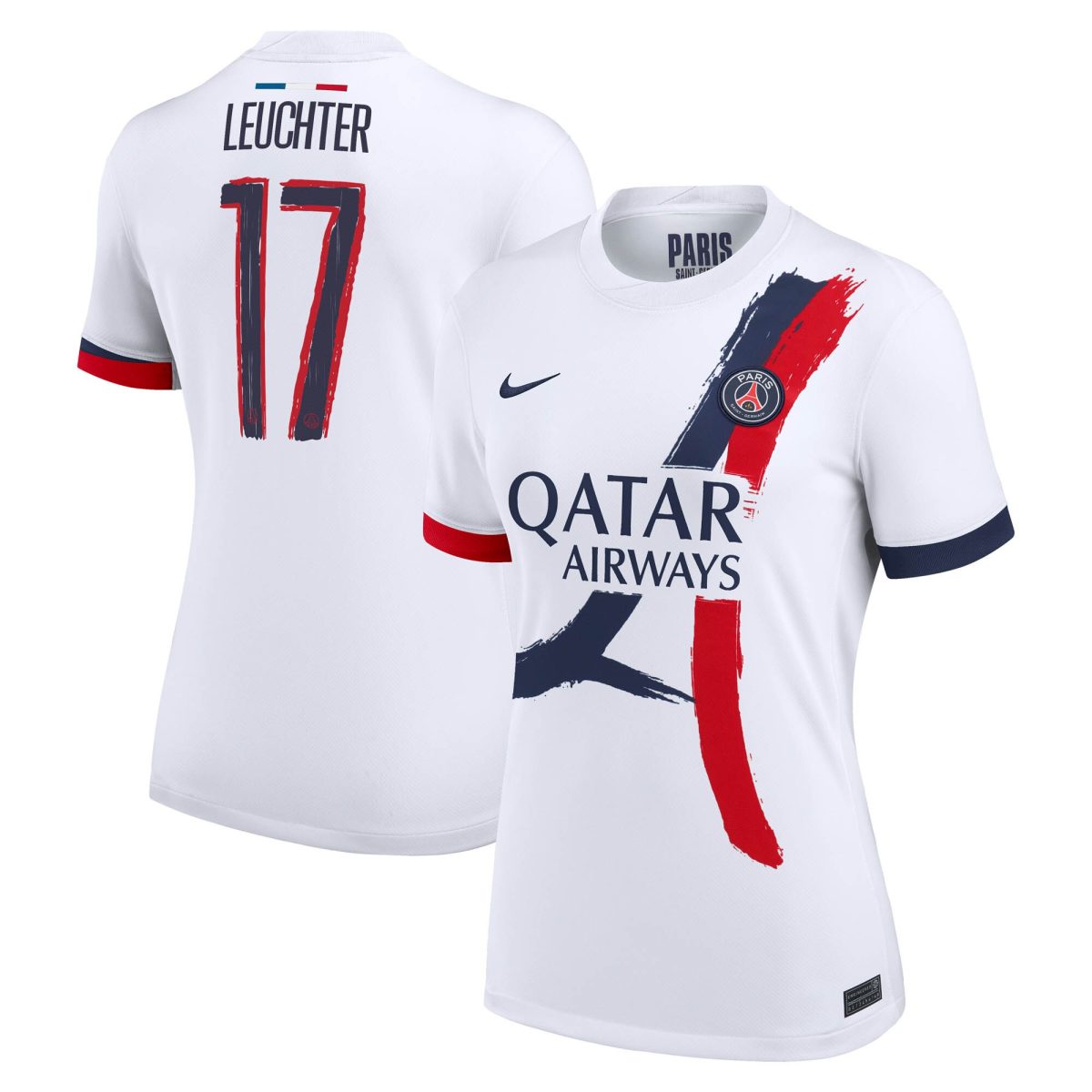 maillot exterieur stadium psg nike 2425 – femme avec flocage leuchter 17 Série | Maillots et Vêtements PSG Exclusifs sur PSG Shop