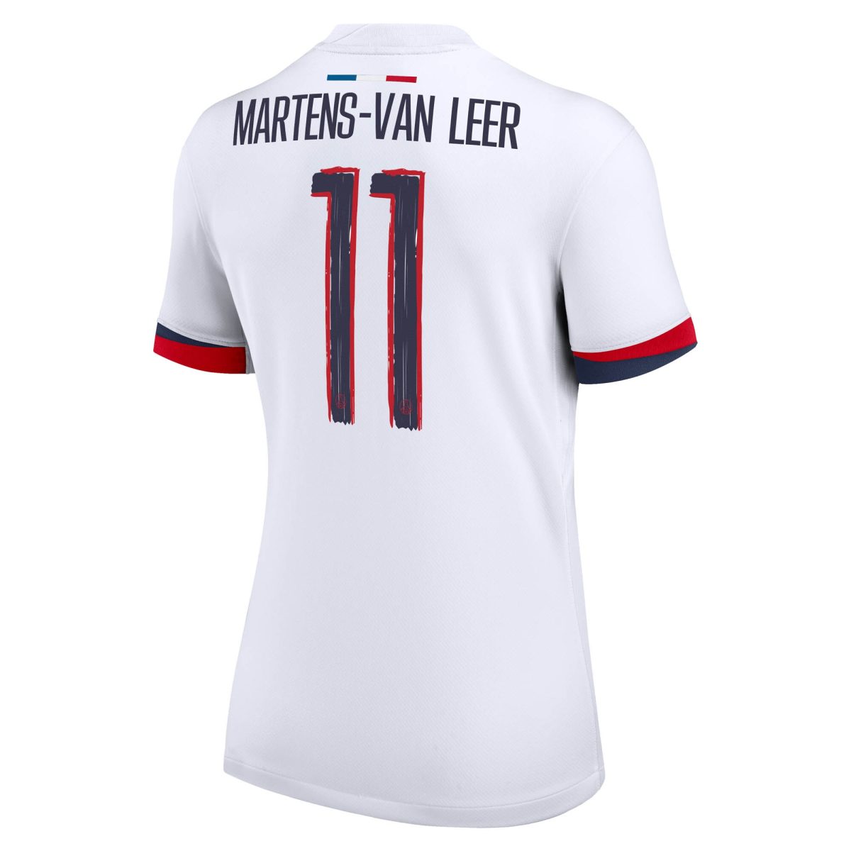 maillot exterieur stadium psg nike 2425 – femme avec flocage martens-van leer 11 Série | Maillots et Vêtements PSG Exclusifs sur PSG Shop