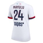 maillot exterieur stadium psg nike 2425 – femme avec flocage mayulu 24 Série | Maillots et Vêtements PSG Exclusifs sur PSG Shop