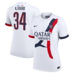 maillot exterieur stadium psg nike 2425 – femme avec flocage n.traore 34 Série | Maillots et Vêtements PSG Exclusifs sur PSG Shop