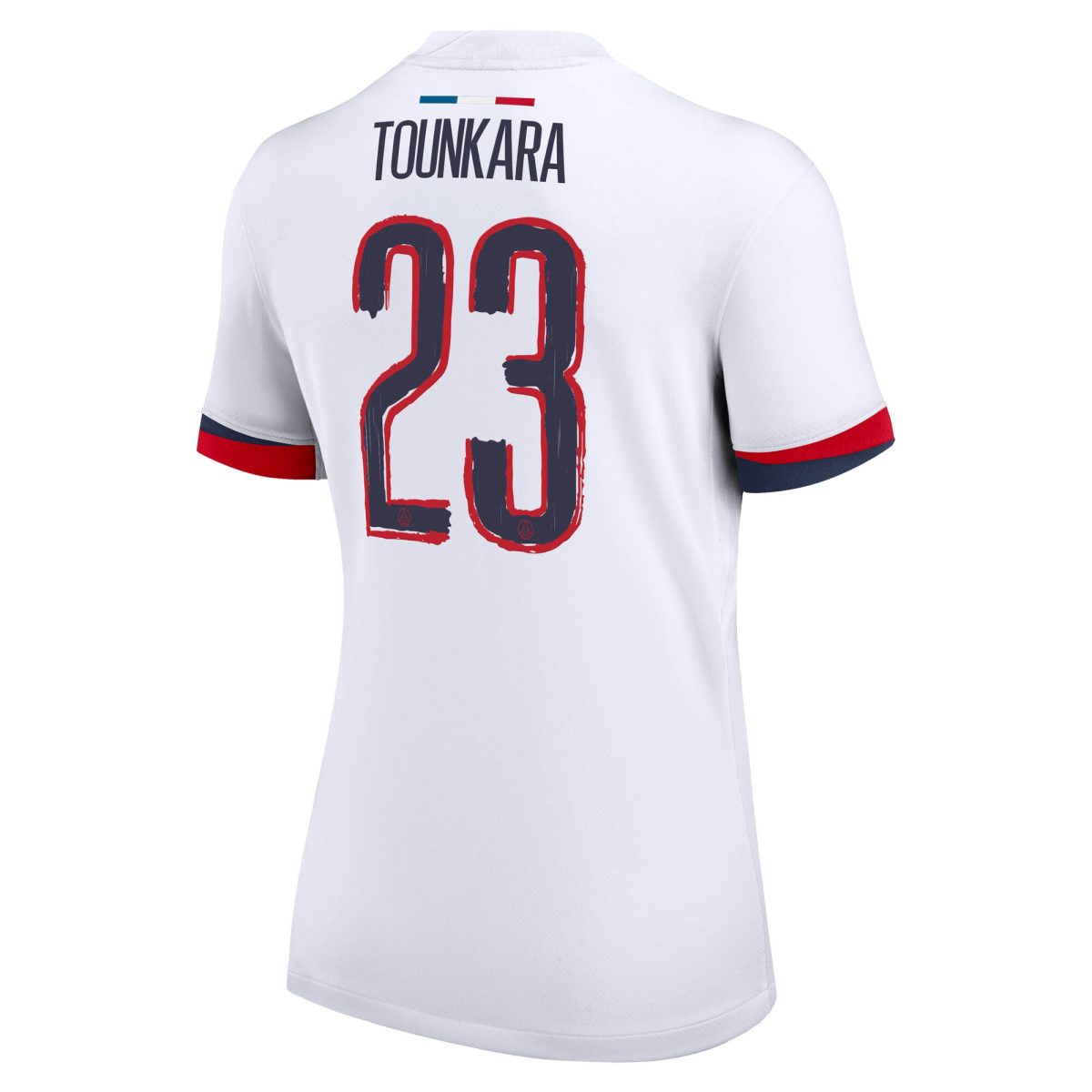 maillot exterieur stadium psg nike 2425 – femme avec flocage tounkara 23 Série | Maillots et Vêtements PSG Exclusifs sur PSG Shop