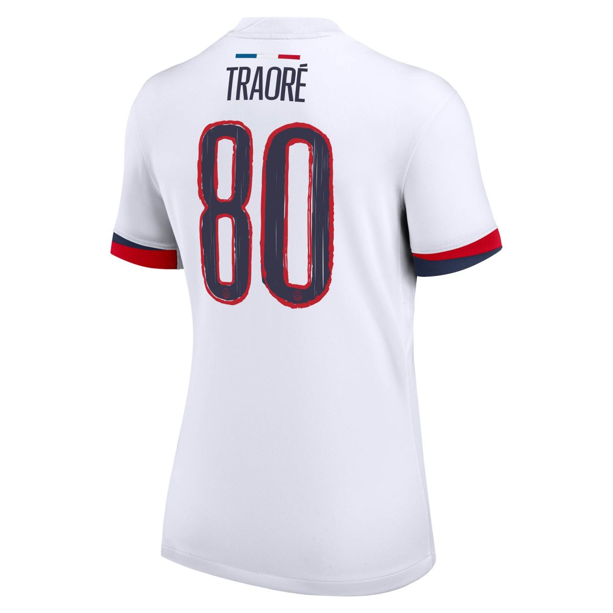maillot exterieur stadium psg nike 2425 – femme avec flocage traore 80 Série | Maillots et Vêtements PSG Exclusifs sur PSG Shop