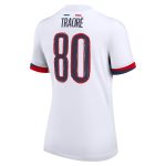 maillot exterieur stadium psg nike 2425 – femme avec flocage traore 80 Série | Maillots et Vêtements PSG Exclusifs sur PSG Shop