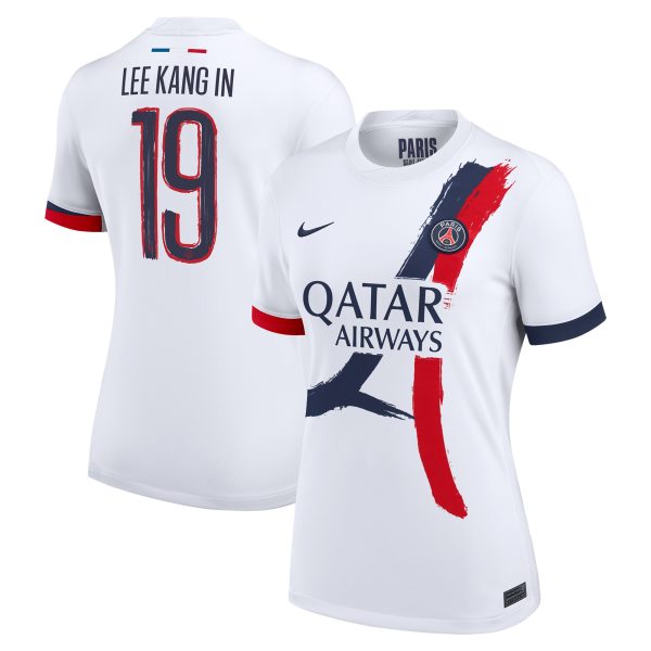 maillot exterieur stadium psg nike 2425 – femme – flocage coupe lee kang in 19 Série | Maillots et Vêtements PSG Exclusifs sur PSG Shop