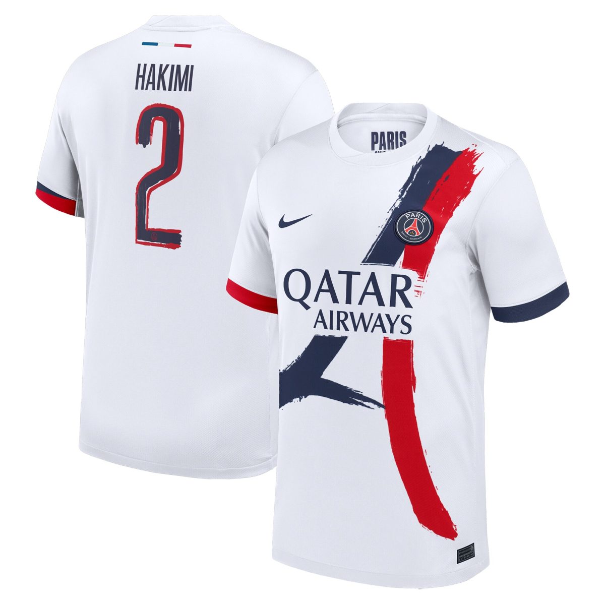 maillot exterieur stadium psg nike 2425 – flocage coupe hakimi 2 Série | Maillots et Vêtements PSG Exclusifs sur PSG Shop