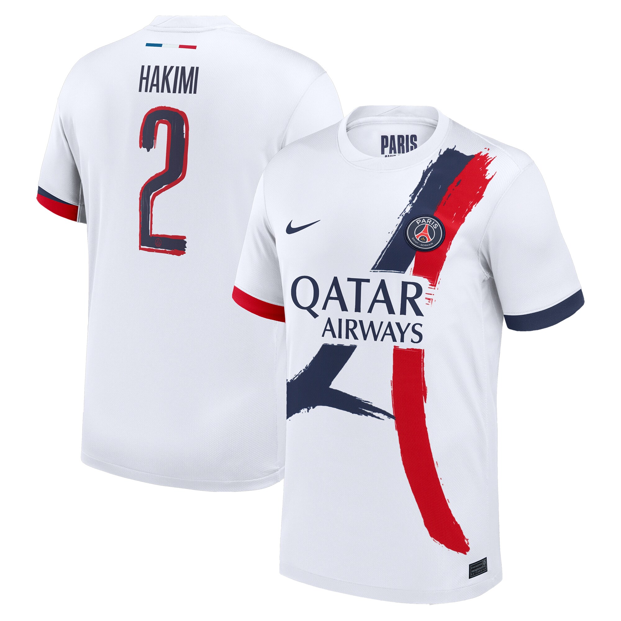 maillot exterieur stadium psg nike 2425 – flocage coupe hakimi 2 Série | Maillots et Vêtements PSG Exclusifs sur PSG Shop