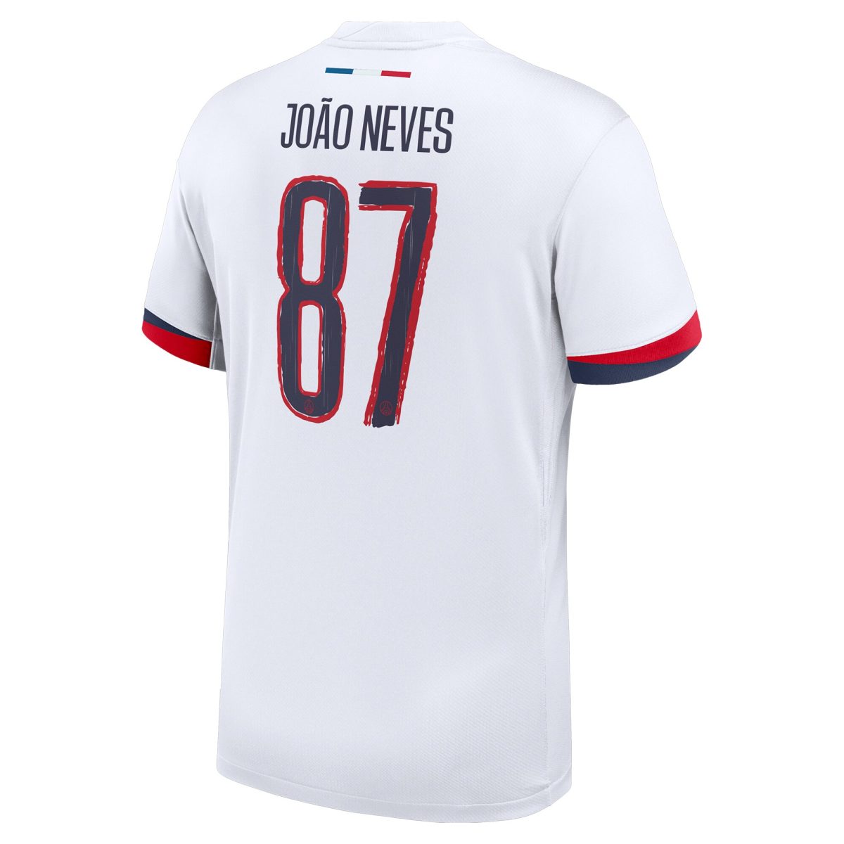 maillot exterieur stadium psg nike 2425 – flocage coupe joao neves 87 Série | Maillots et Vêtements PSG Exclusifs sur PSG Shop