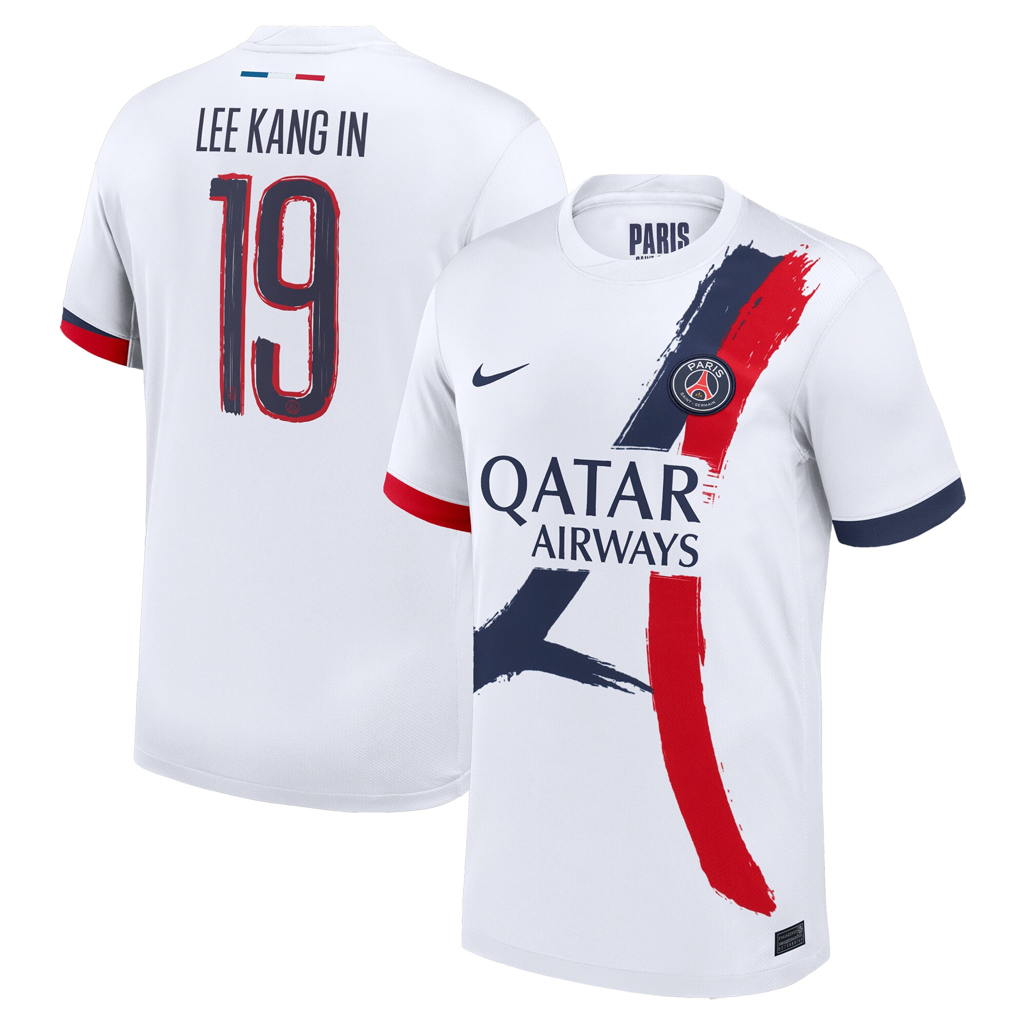 maillot exterieur stadium psg nike 2425 – flocage coupe lee kang in 19 Série | Maillots et Vêtements PSG Exclusifs sur PSG Shop