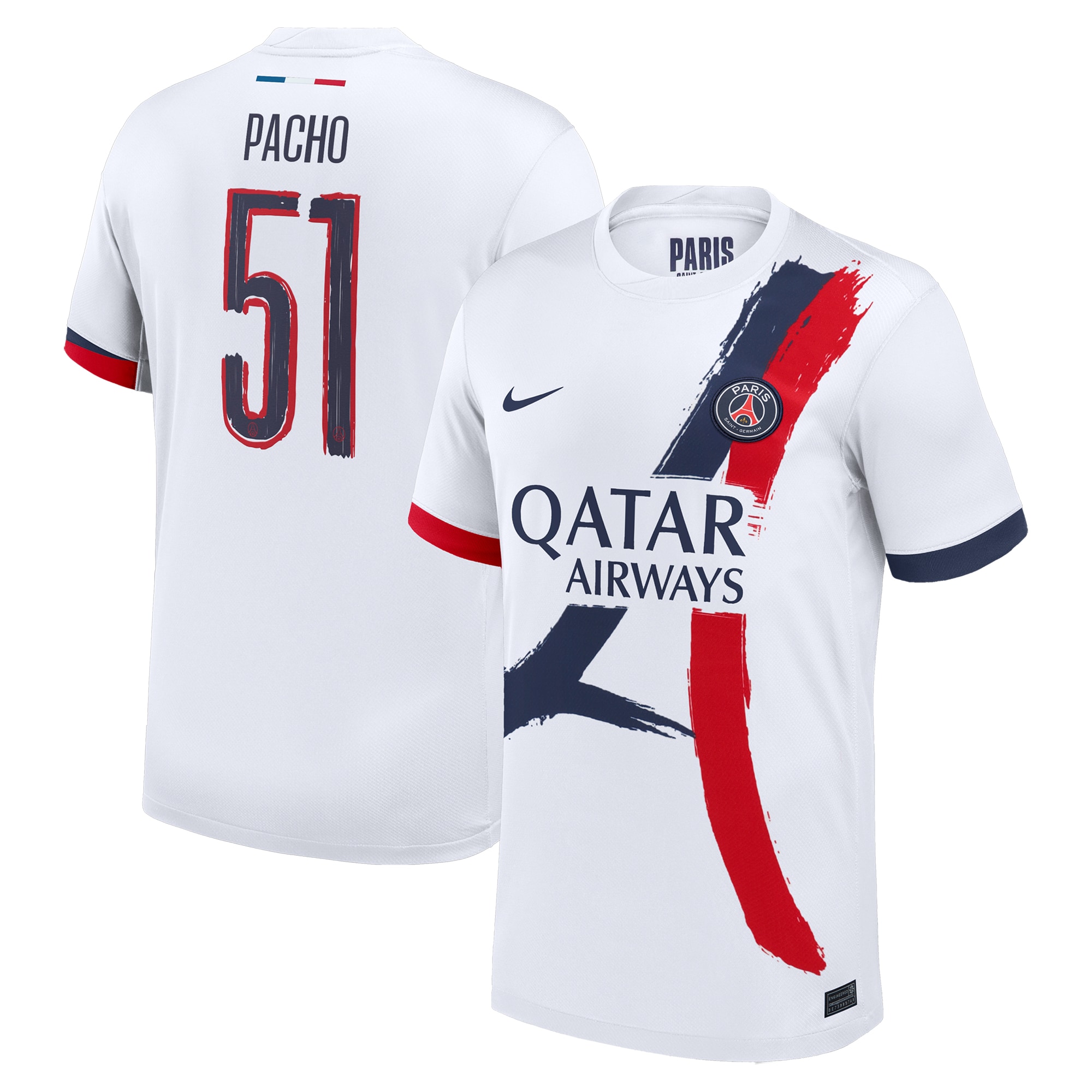 maillot exterieur stadium psg nike 2425 – flocage coupe pacho 51 Série | Maillots et Vêtements PSG Exclusifs sur PSG Shop