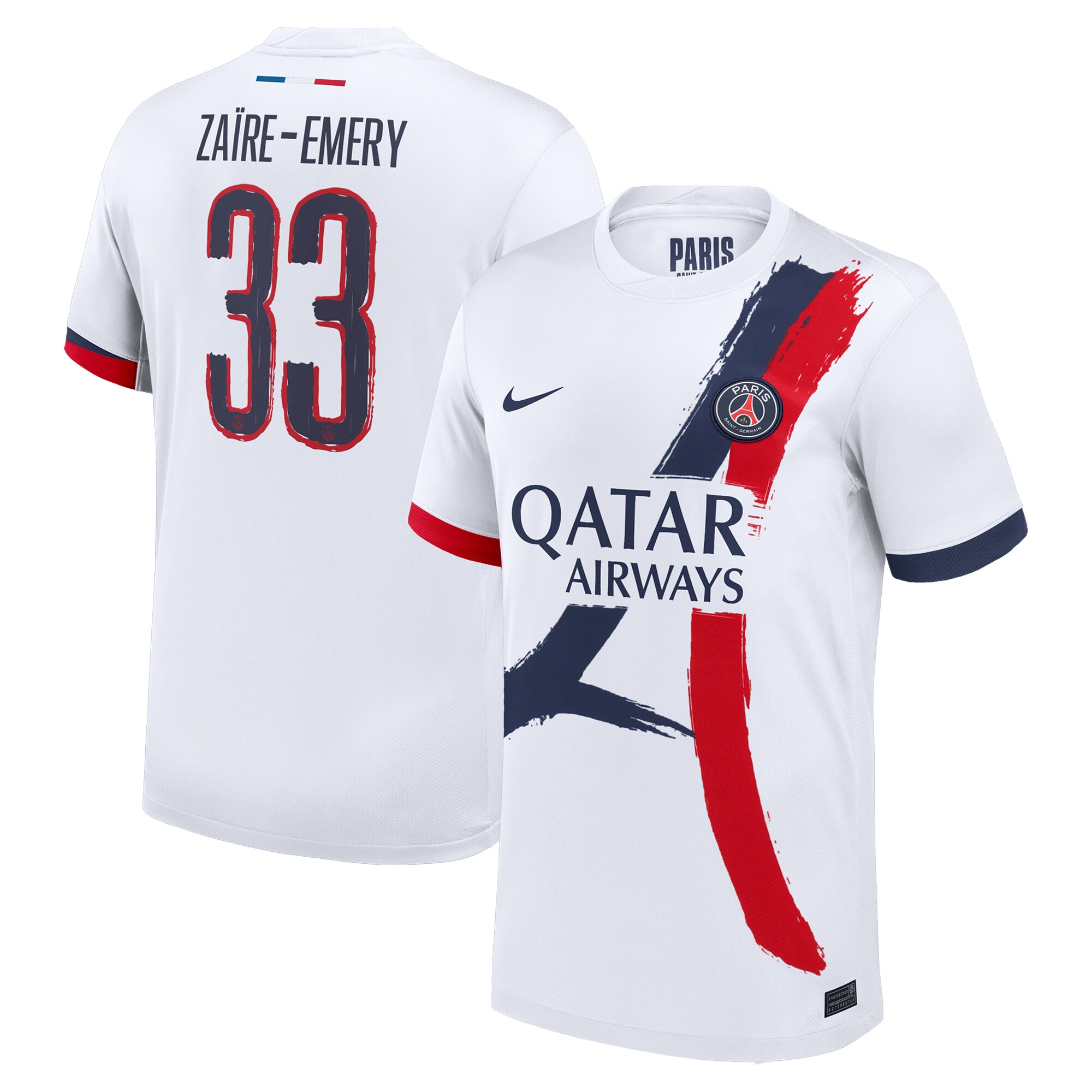 maillot exterieur stadium psg nike 2425 – flocage coupe zaire-emery 33 Série | Maillots et Vêtements PSG Exclusifs sur PSG Shop