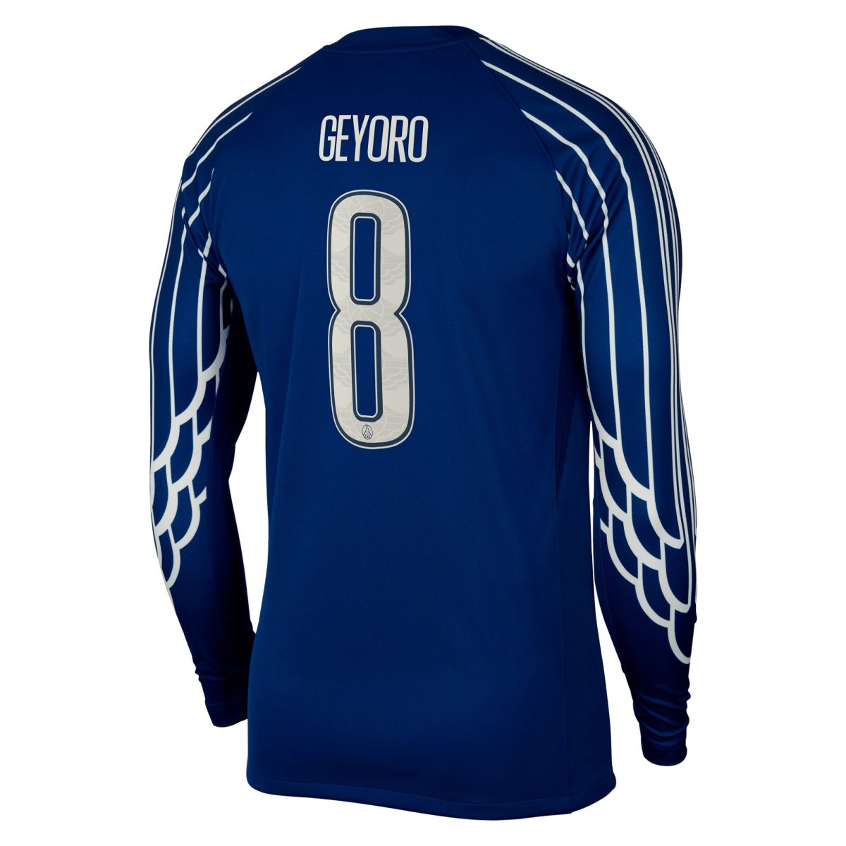 maillot fourth stadium psg jordan 2425 – manches longues avec flocage geyoro 8 Série | Maillots et Vêtements PSG Exclusifs sur PSG Shop