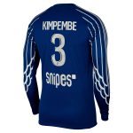 maillot fourth stadium psg jordan 2425 – manches longues avec flocage kimpembe 3 Série | Maillots et Vêtements PSG Exclusifs sur PSG Shop