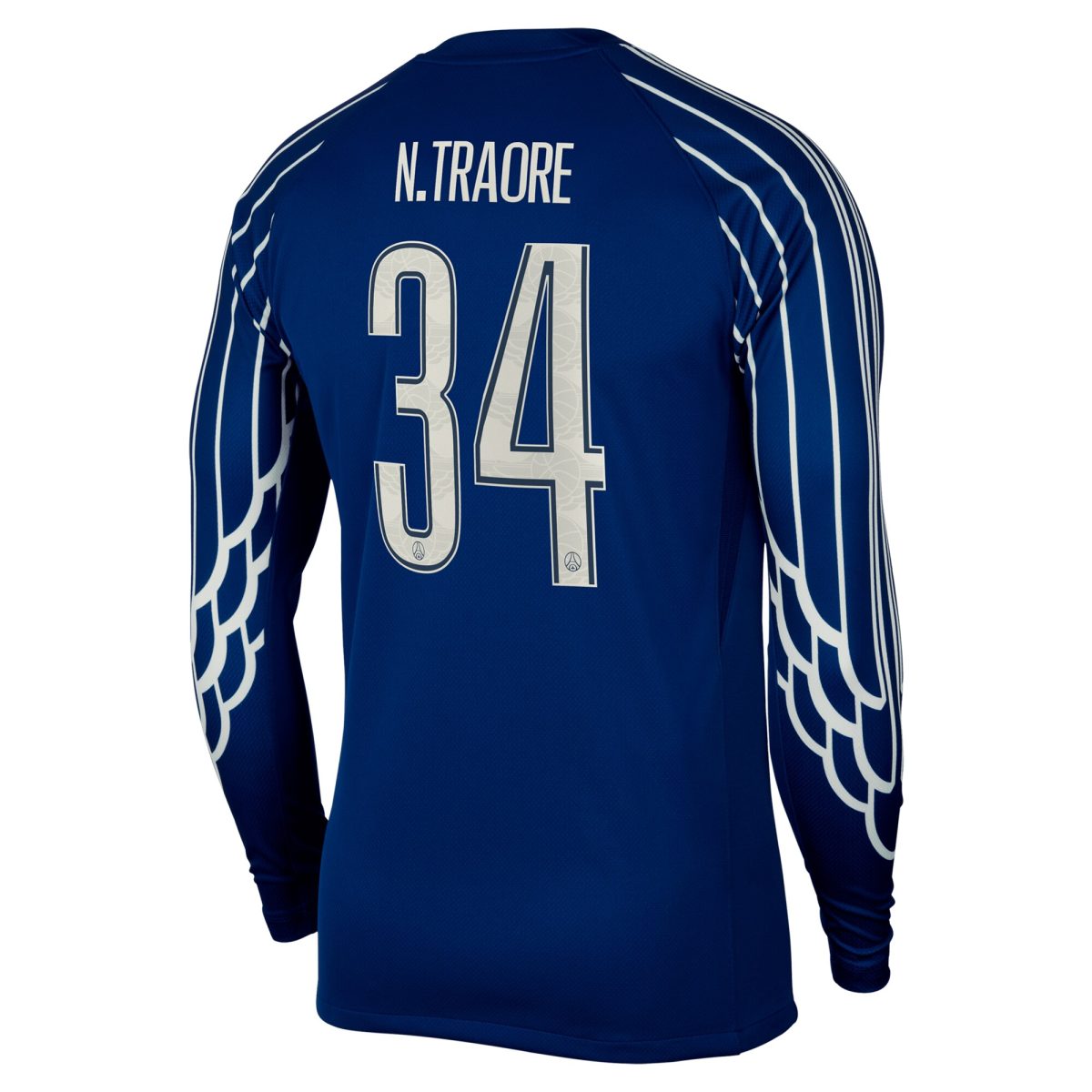 maillot fourth stadium psg jordan 2425 – manches longues avec flocage n.traore 34 Série | Maillots et Vêtements PSG Exclusifs sur PSG Shop