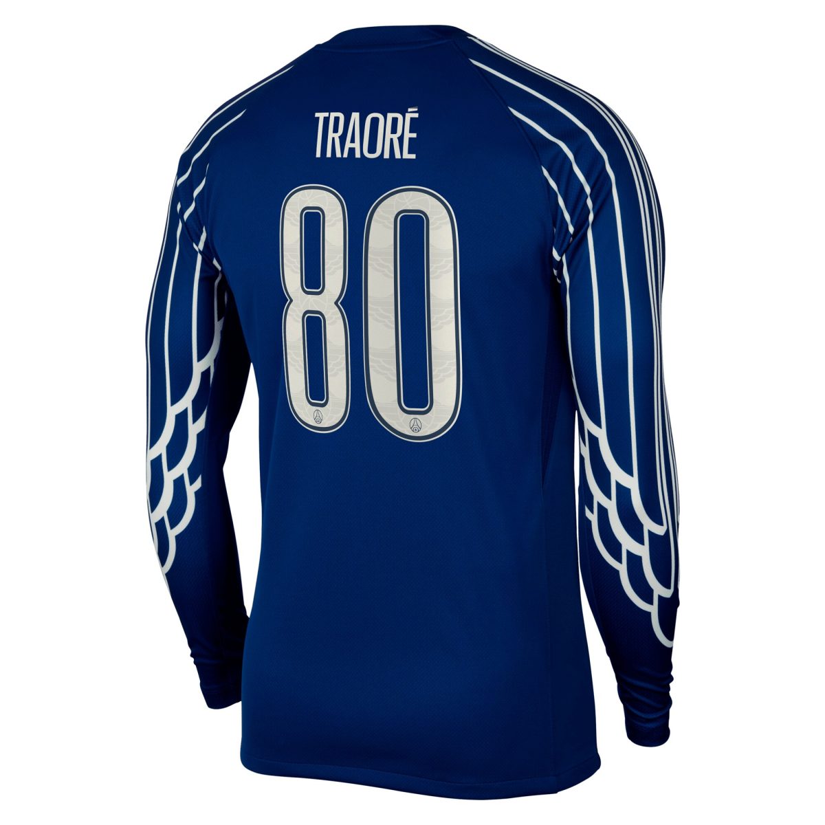 maillot fourth stadium psg jordan 2425 – manches longues avec flocage traore 80 Série | Maillots et Vêtements PSG Exclusifs sur PSG Shop