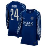 maillot fourth stadium psg jordan 2425 – manches longues – enfant avec flocage benera 24 Série | Maillots et Vêtements PSG Exclusifs sur PSG Shop