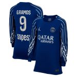 maillot fourth stadium psg jordan 2425 – manches longues – enfant avec flocage g.ramos 9 Série | Maillots et Vêtements PSG Exclusifs sur PSG Shop