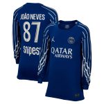 maillot fourth stadium psg jordan 2425 – manches longues – enfant avec flocage joao neves 87 Série | Maillots et Vêtements PSG Exclusifs sur PSG Shop